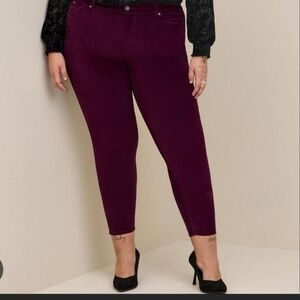 Torrid Purple Corduroy Pants Size 22
